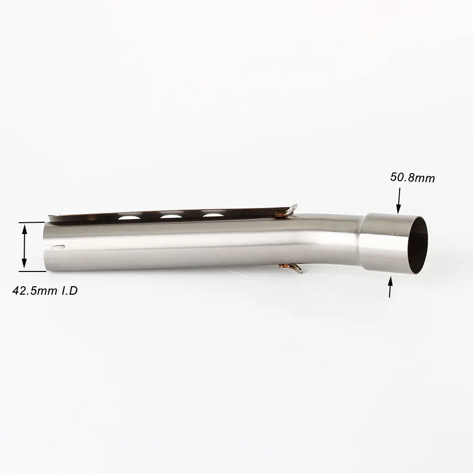 Motorcycle Exhaust  link pipe  Muffler  Escape With Heat Shield Slip-on For Yamaha Tenere 700 XTZ690 T7 XTZ700 2019-2023
