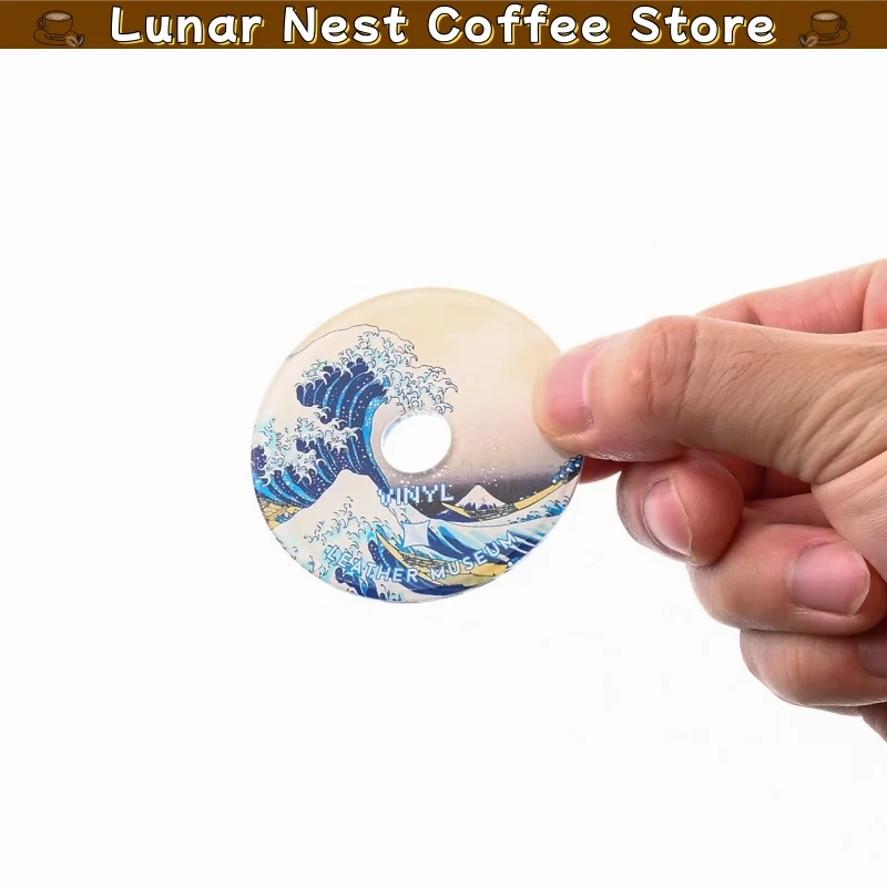 New Comandante C40 C60 Vinyl Coffee Grinder Bean Hopper Lid Resin Painted Decorative Replacement Part Compatible Coffee Grinder