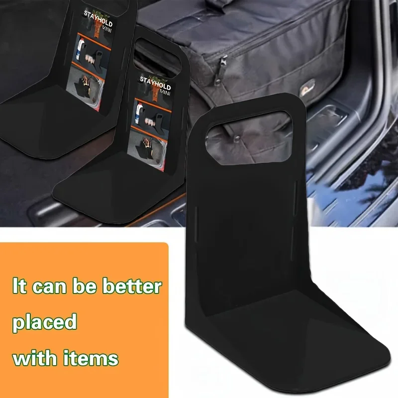 Car trunk shelf fixed partition creative car trunk storage box anti-tipping baffle bracket