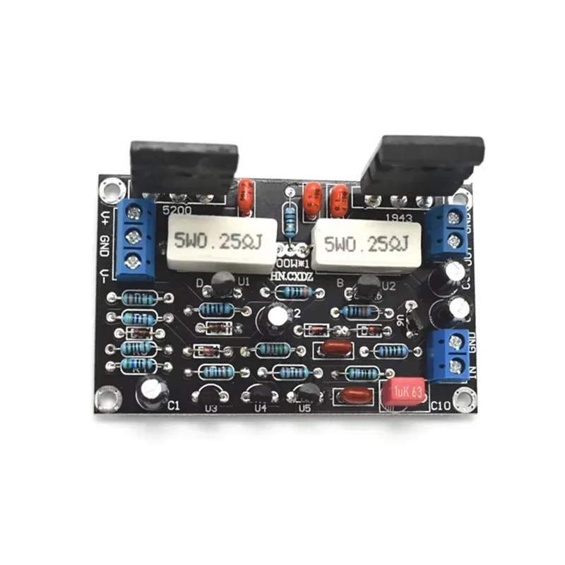 A10R 2SC5200+2SA1943 Power Amplifier Board Audio Amplifier Board DC 35V Mono Audio Amplifier Board HIFI Audio Amplifier Board
