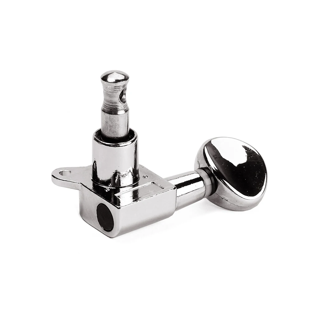 

6Pcs Guitar Tuning Pegs Semiclosed Heads for Acoustic Electric Guitars Universal Size Steel String Tuners Guitar String Pegs