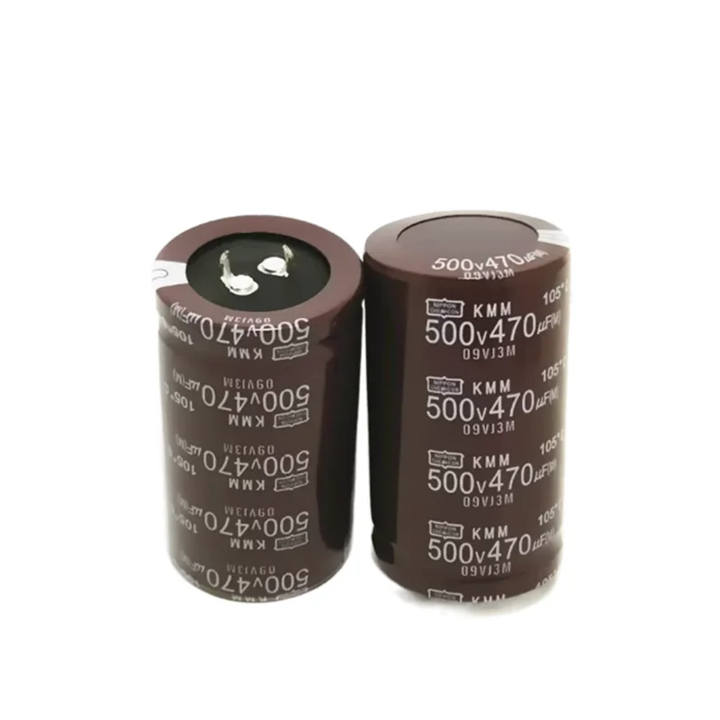 500v470uf 500V 35x60 470UF original chemical aluminum electrolytic capacitor KMM specifications:35x60MM