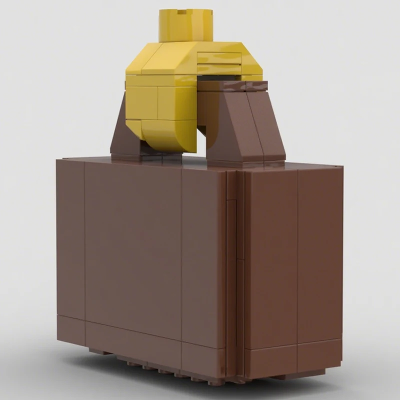 

103 шт. MOC масштаб 6:1 портфель DIY модульные строительные блоки миниатюрная модель креативный офисный аксессуар игрушка в подарок