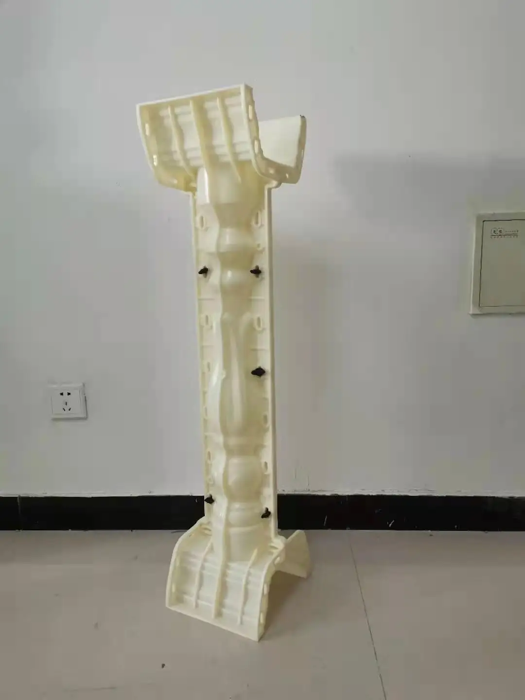 Height 90cm Carve designs ABS cast in place Concrete Plastic Baluster Molds for Garden or House molding