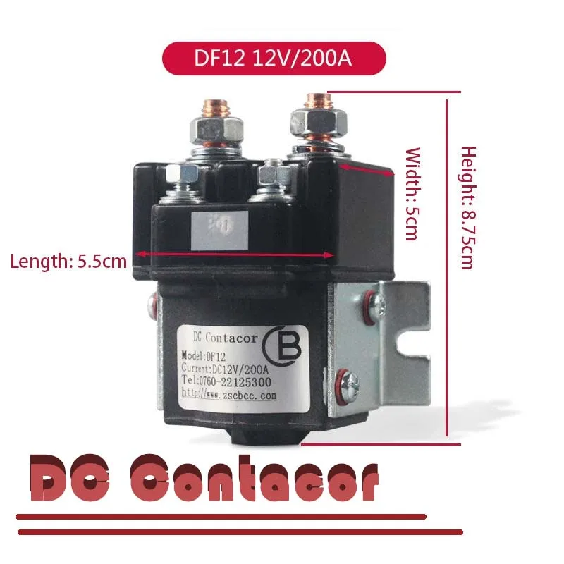 DK 24 24V dc relay  200A Electric Forklift Contactor 12V/24V Hydraulic Handling Vehicle Contact Relay