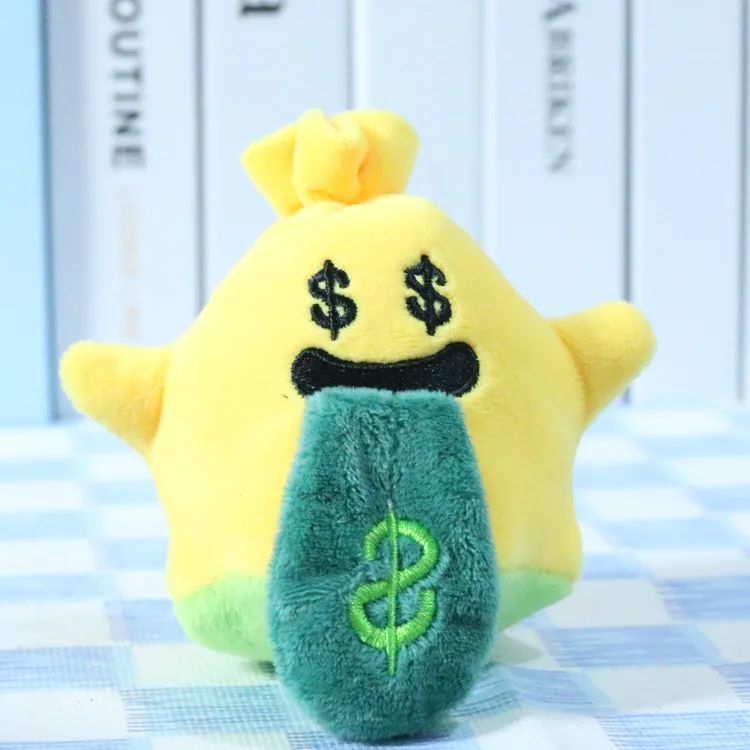 Hot Cartoon Quirks Ghost Plush Keychain Pendant Kids Kawaii Money Monster Stuffed Plush Toys Children Halloween Funny Gifts