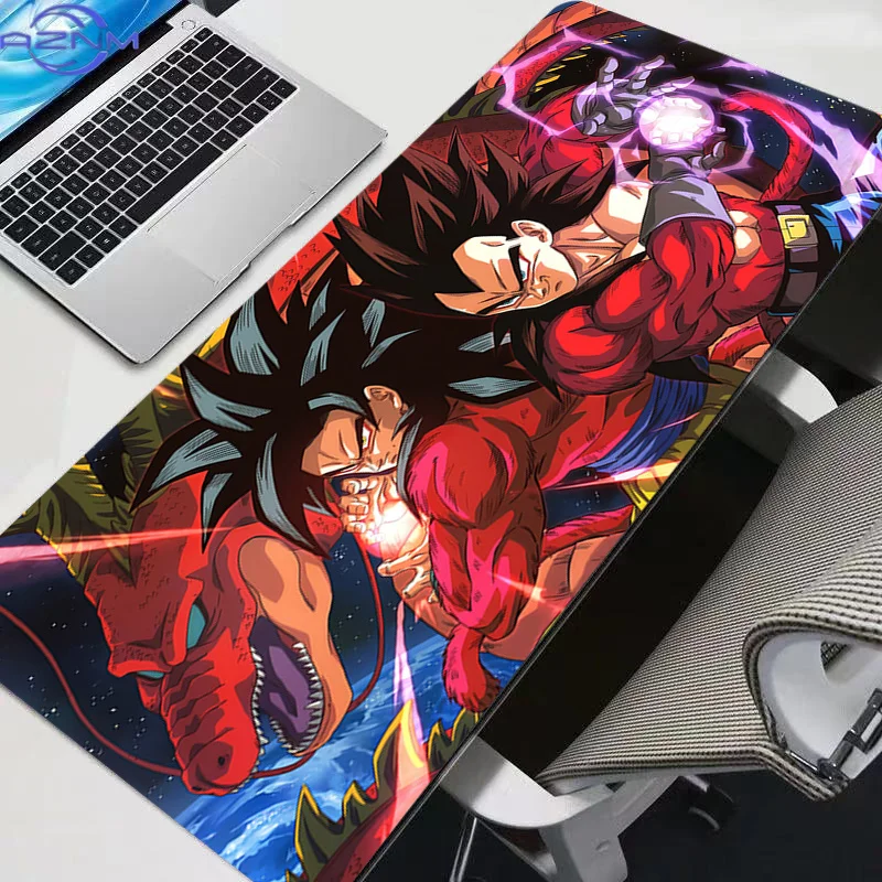 Leather Dragon Ball Z Mouse Pad Rubber Large PC Mousepad Gamer Gaming Mouse Pads Desk Keyboard Mat DBZ  Computer Laptop Mat