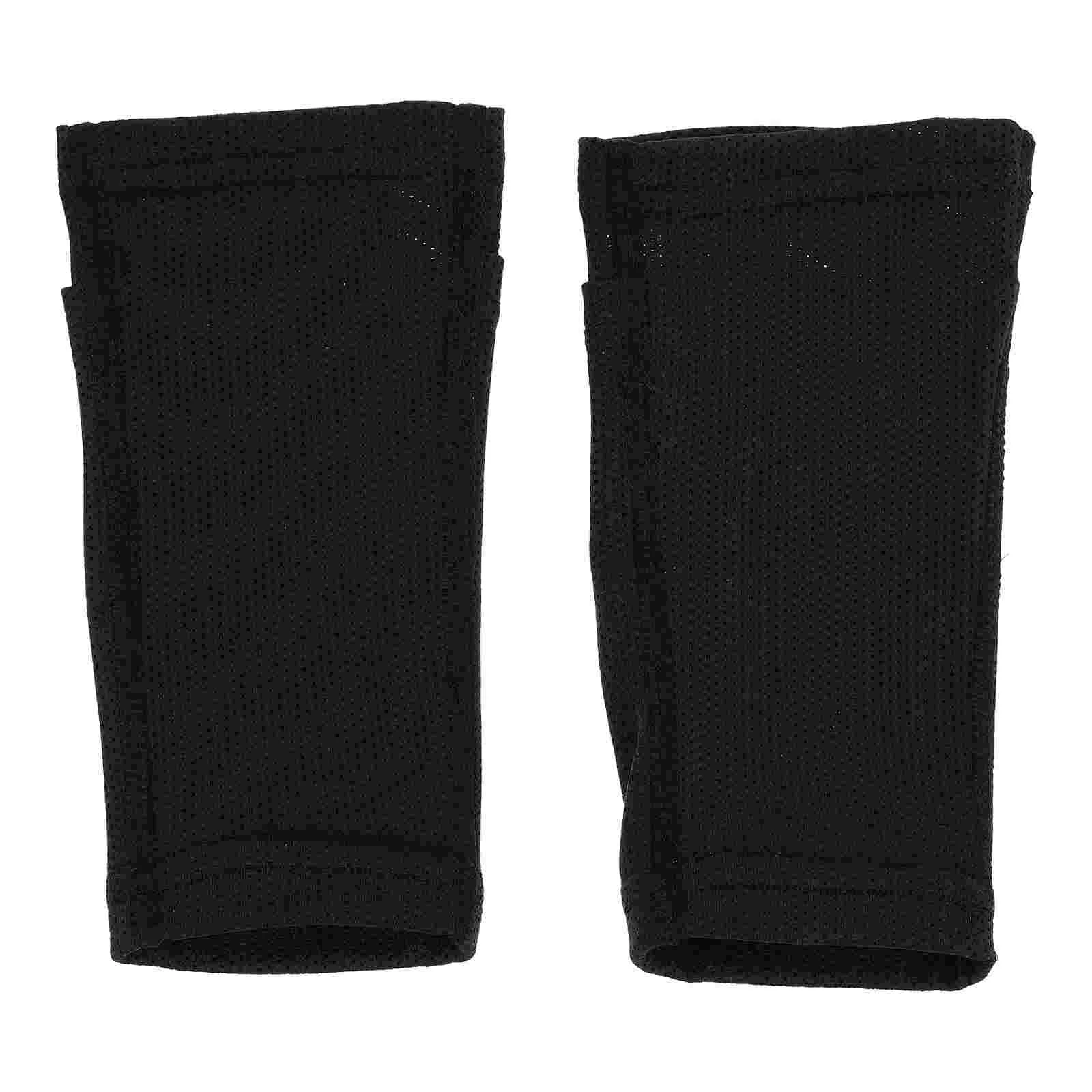 Guard Socks Nylon Shin Guards Cover Soccer Boards Protective Calf Leggings Breathable Pads Black