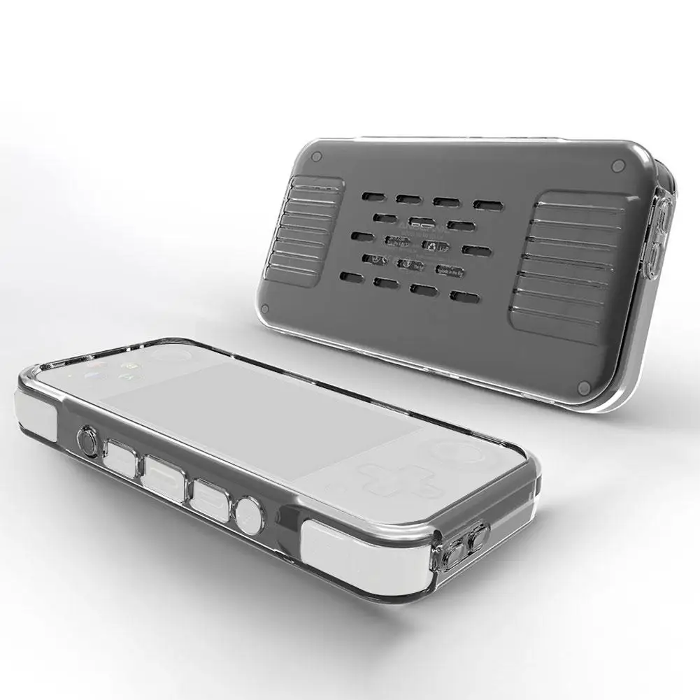 Game Console Protective Case For ANBERNIC RG35XX H Clear TPU Case Anti-Scratch Transparent Protective Shell For RG35XX H Ca P1V8