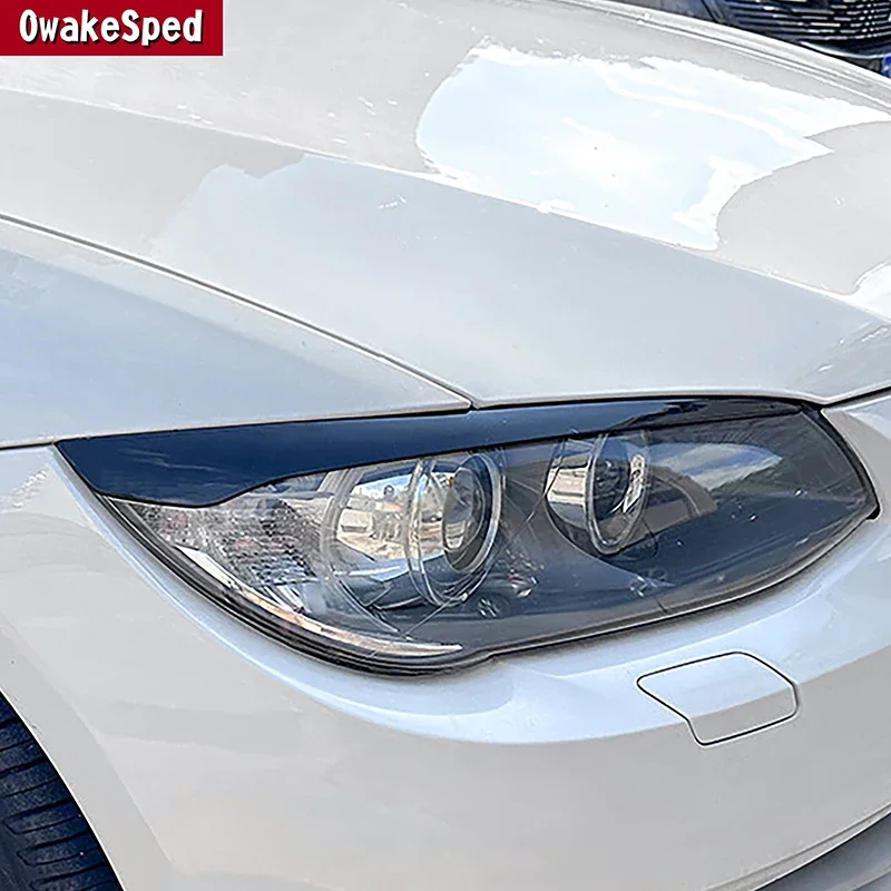 

Car Front Headlight Lamp Eyebrow Trim Strips Carbon Pattern For BMW 3 Series E92 E93 LCI 2010-2012 Sticker Exterior Accessories