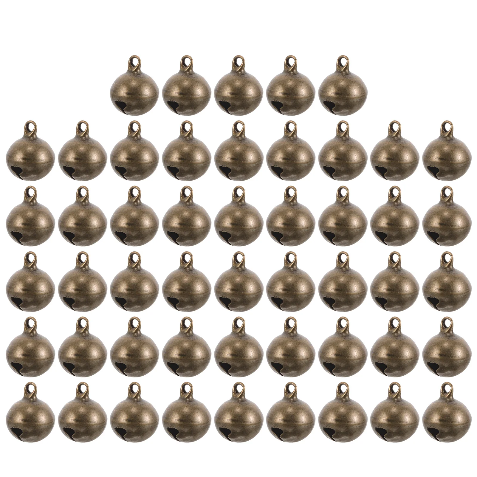 

50pcs Vintage Bell Retro Brass Small for Pet Collars Craft Decorative Charms Puppy Accessories Festive Ornaments