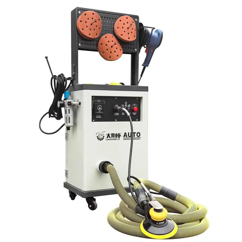 Automotive putty spraying surface atomic ash electric polishing machine LD-68WH dust-free dry type