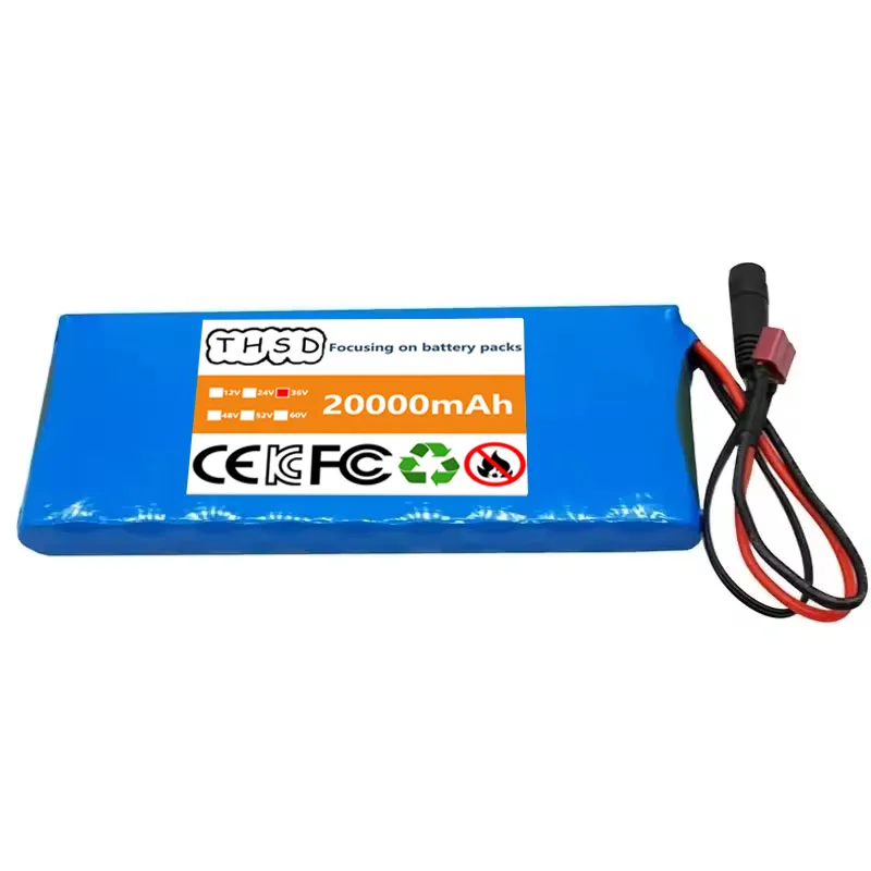 36V Nouveau 10S1P Batterie 20Ah 18650 Lithium Li-ion Batteries Rechargeables Voiture Électrique Vélo Scooter BMS 500W