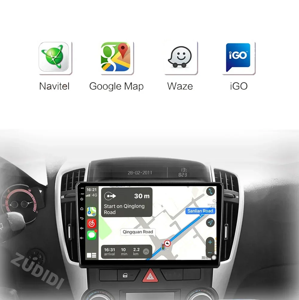 Radio samochodowe Android 13 Odtwarzacz multimedialny dla Kia Ceed ED 2006-2012 Nawigacja GPS Carplay DSP Wifi Bluetooth Autoradio