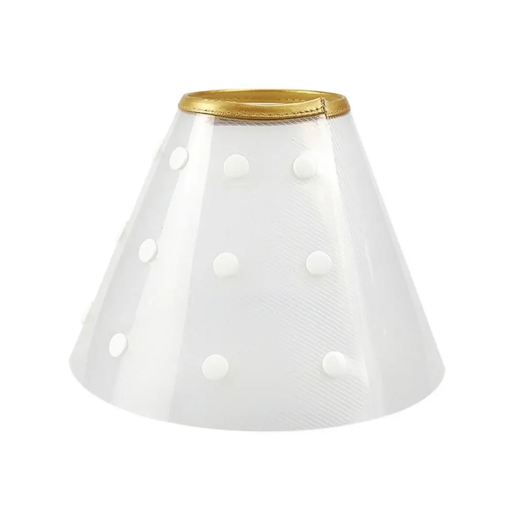 

Transparent Cat Recovery Collar Plastic Adjustable Pet Protective Collar Anti-licking Anti-bite Cat Elizabethan Collar