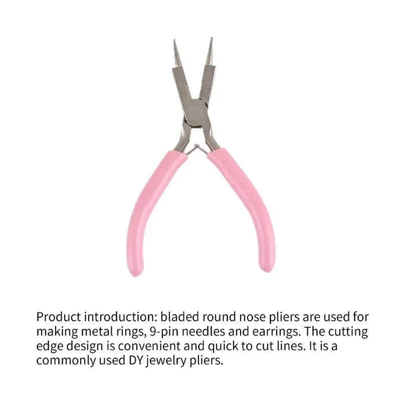 3 in 1 Wire Wrapping Pliers Needle Nose Pliers Jewelry Making Tools Jewelry Crimper Plier for Crafting and Repairing