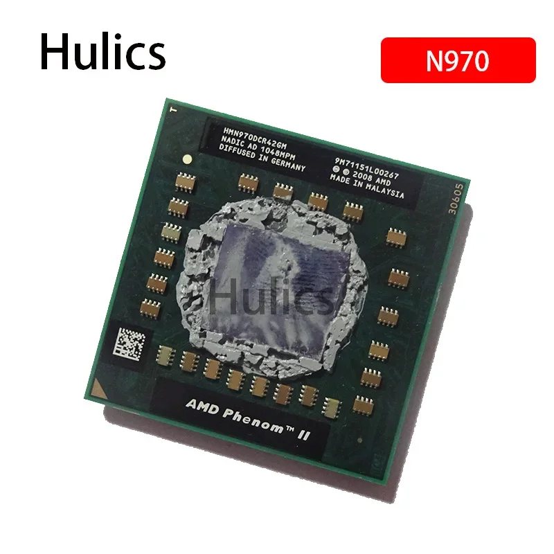 Hulics Used AMD Phenom Cpu Processor Quad Core N970 HMN970DCR42GM 638pin PGA Computer Socket S1 2.2G CPU