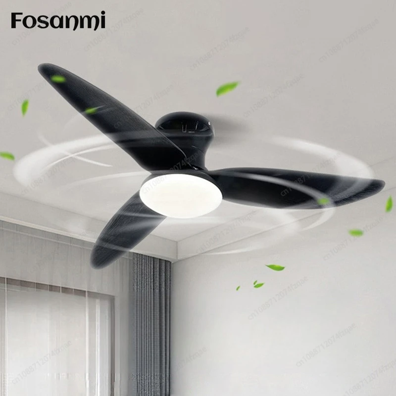 

25 Inch / 40 Inch Modern Minimalist Style Restaurant Living Room Bedroom Fan Light Silent Frequency Conversion Timing Light Fan