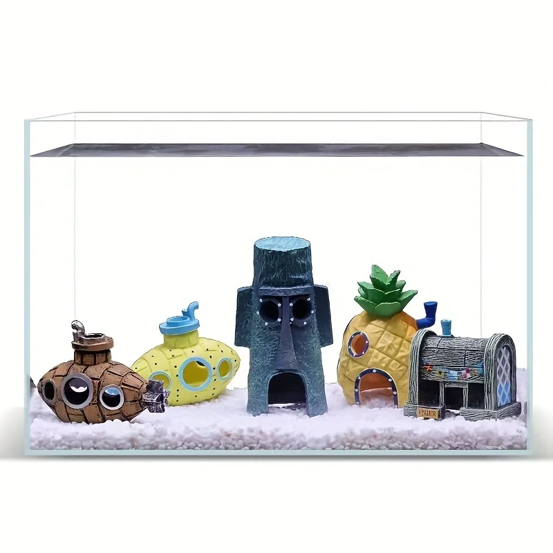 Fish tank landscaping decorations, ornaments, shelter interior, landscape small pieces, fish, shrimp, mini parrotfish breeding s