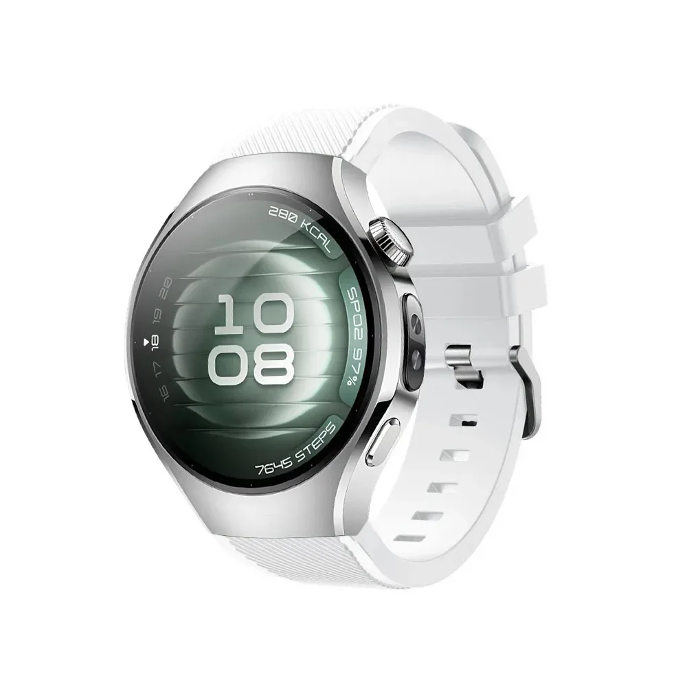 20mm 22mm ストラップ サムスン ギャラクシー ウォッチ 4 5 6 7 44mm 40mm 5 Pro クラシック用、ファーウェイ ウォッチGT4 5 Pro用 シリコンブレスレット