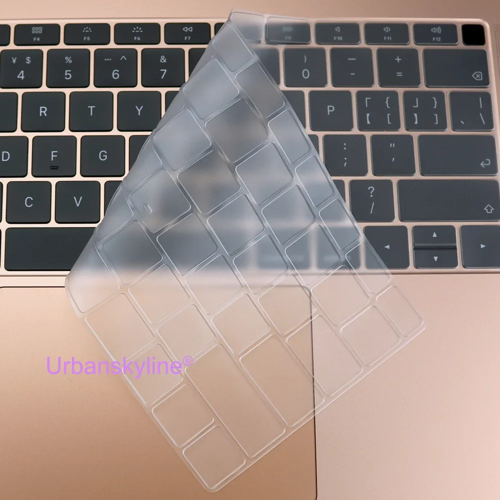 Funda de teclado para Macbook Air 13 M2 15 Pro 14 M3 13 M1 16 Retina 11, funda protectora de silicona, A3113 A3114 A2681 A2941 A2992