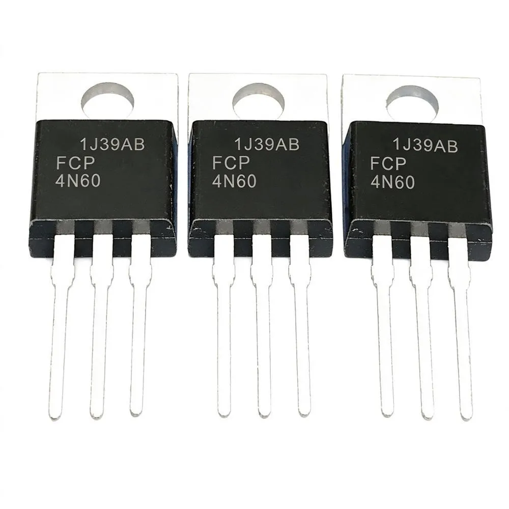 5PCS FCP4N60 600V 3.9A SDD02N60 600V 20A IRLZ34N 30A 55V RHR660 RHRD660 600V 6A K4A60DB TK4A60DB 4A 600V IRL620S L620S