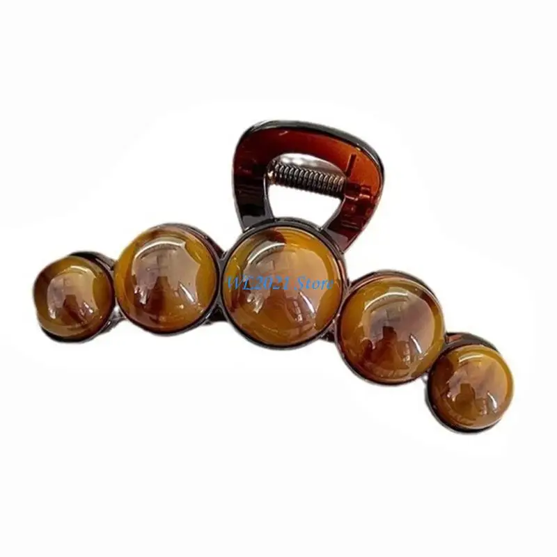 G5GC أنيقة الشعر مخلب شعر قوي آمن عقد مقطع هندسي الشعر حامل ذيل حصان لتسريحات الشعر الأنيقة كل يوم ارتداء #3