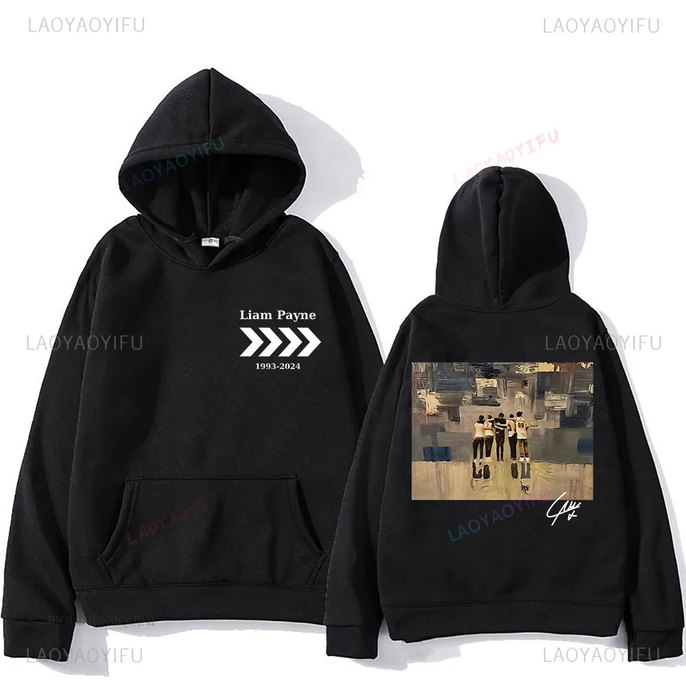 Liam Payne Choose Retro Hooded for Autumn/Winter Warmth Comfortable Sweatshirt Casual Fashion Clothing Harajuku Hip Hop Hoody