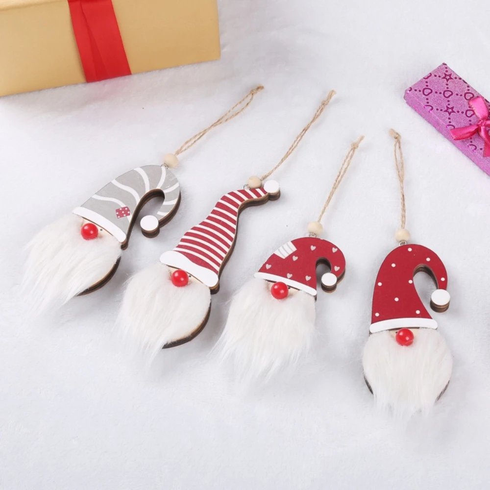 

2pcs Fairy String Lights Santa Claus LED Lights Bedroom Garden Decorations 2026 Merry Christmas Supplies Glowing Small Pendant