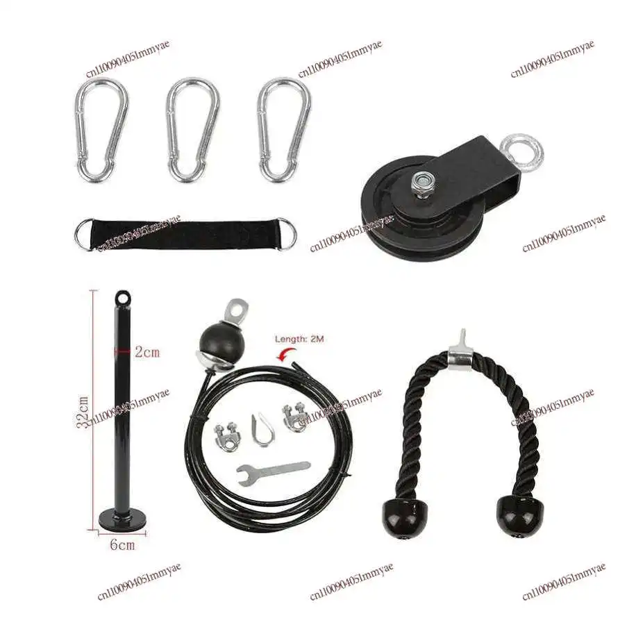 DIY household high pull-down exercise for DIY fitness equipment modification accessories