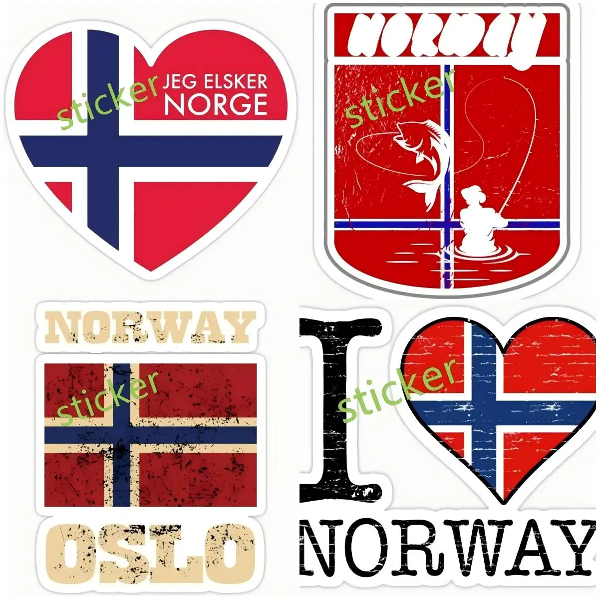 

Norway Sticker Norge Decal Motorcycle Accessories Robot Home Appliance Car Accsesories Stickers Auto Laptop Waterproof Decoratio