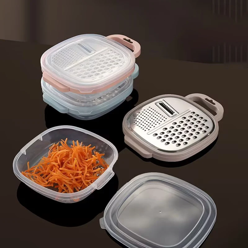 

3 In 1 Plastic Manual Vegetable Chopper Slicer Cheese Carrot Shredder Potato Grater French Fry Cutter Kitchen Tools Accessories