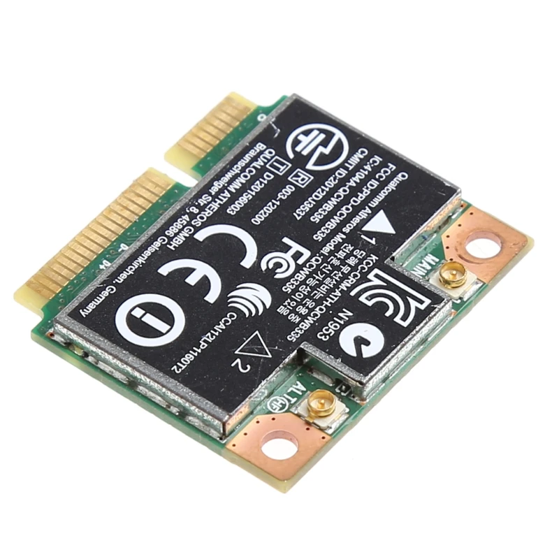 Atheros QCWB335 AR9565 690019-001 733476-001 용 WiFi BT 무선 하프 미니 PCI-E 카드 802.11a