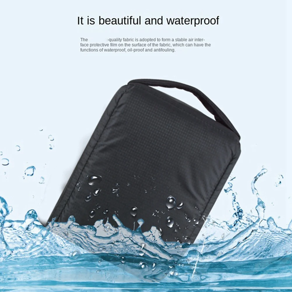 (Flash Sale) Camera Bag Digital Dslr Bag Waterproof Multi-Functional Camera Backpack Carry Bag Case Orange Easy Install