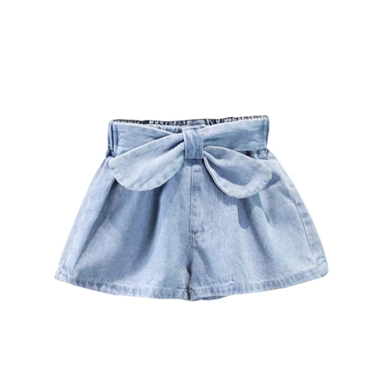 Girls Korean Style Western Style All-match Summer Thin Denim Shorts Fashionable Pants Shorts