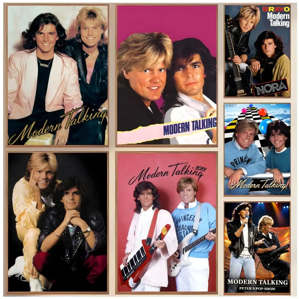 Retro Band M-Modern Talking Poster  Classic Home Interior Design & Modern Wall Decor Art Collection