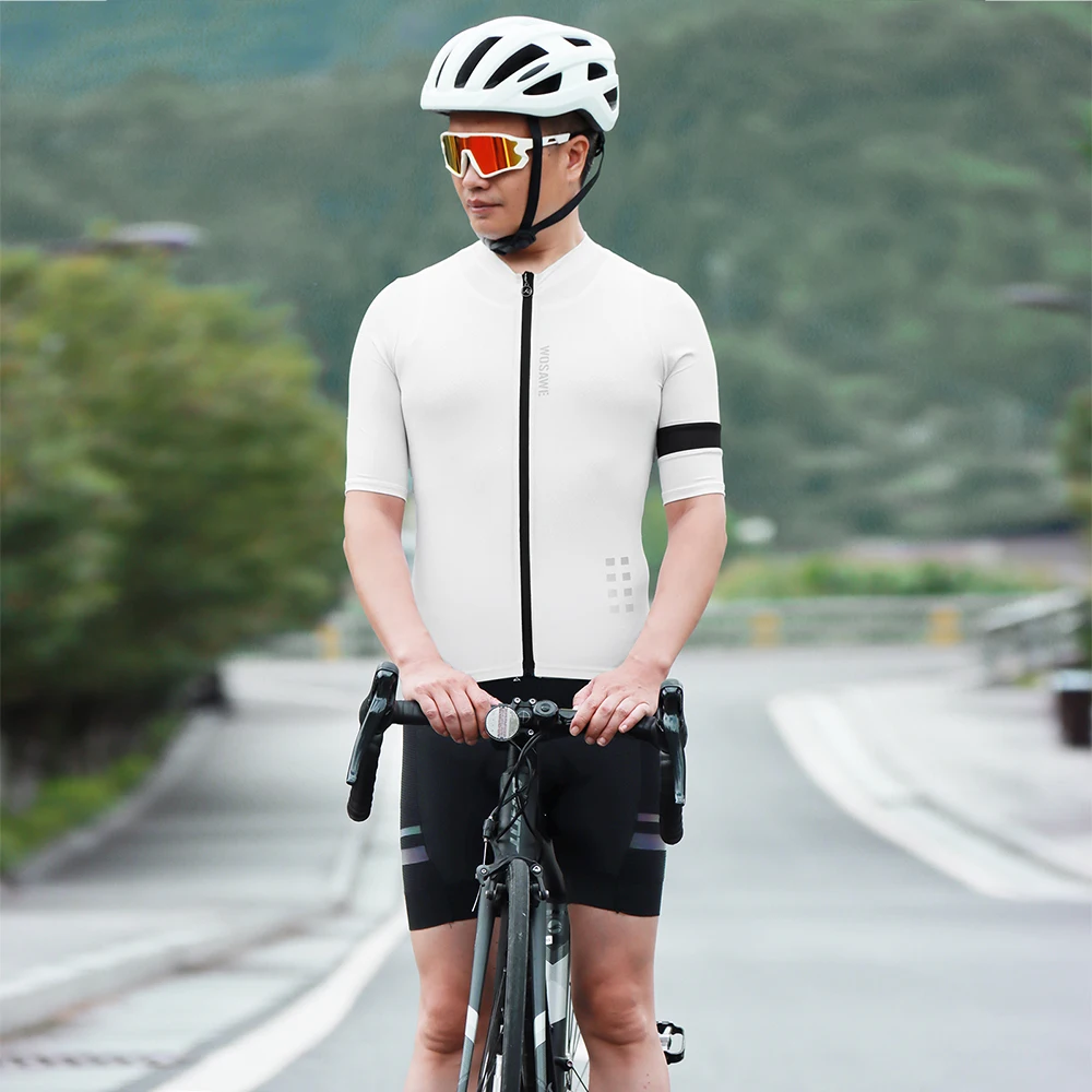 WOSAWE Cycling Jersey MTB Mountain bike Clothing Men Short Set Ropa Ciclismo Bicycle Wear Clothes cycling dress men