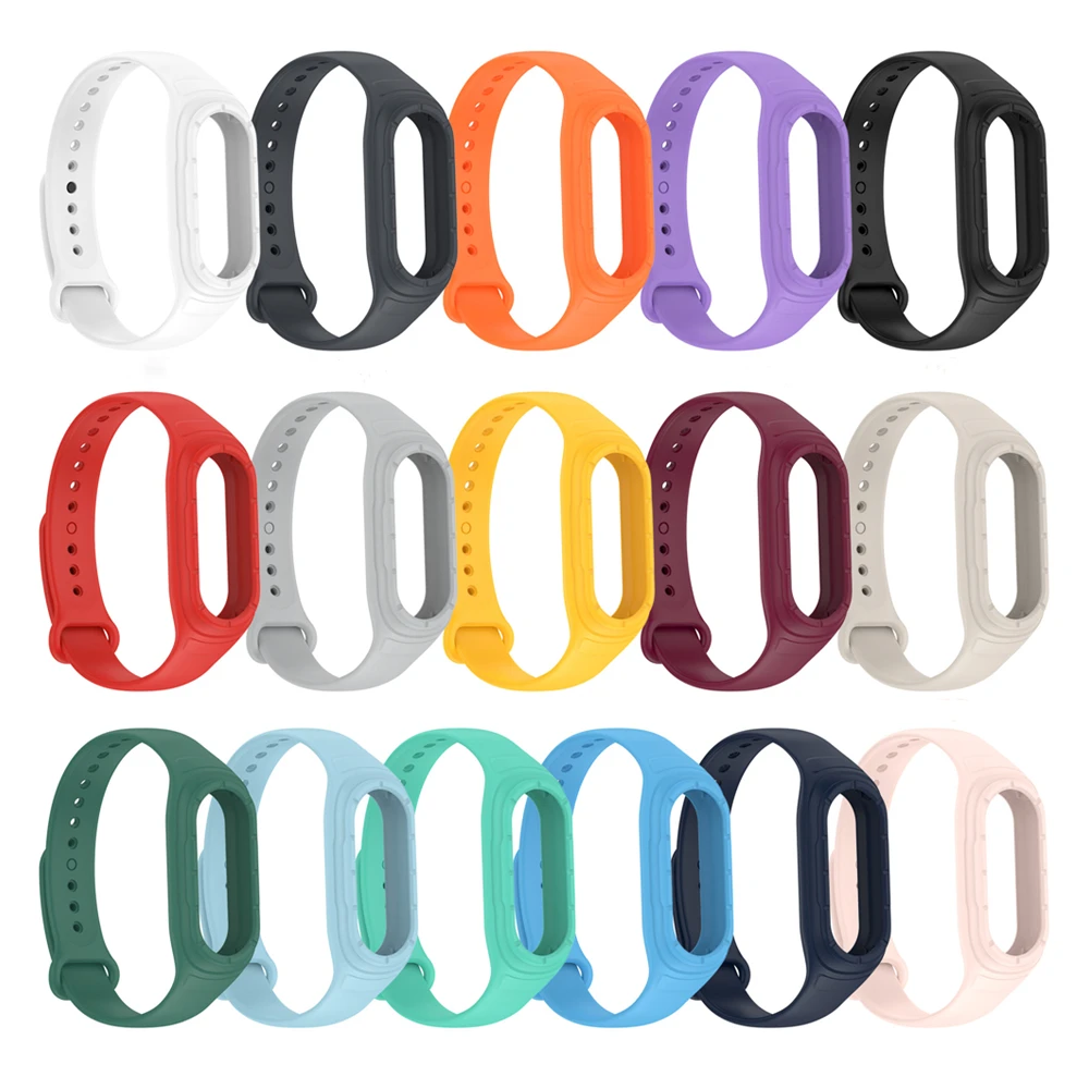 Ремешок для часов Xiaomi Mi Band 8, ремешок для спортивных часов, мягкий корпус из ТПЭ для браслета Mi Band 8