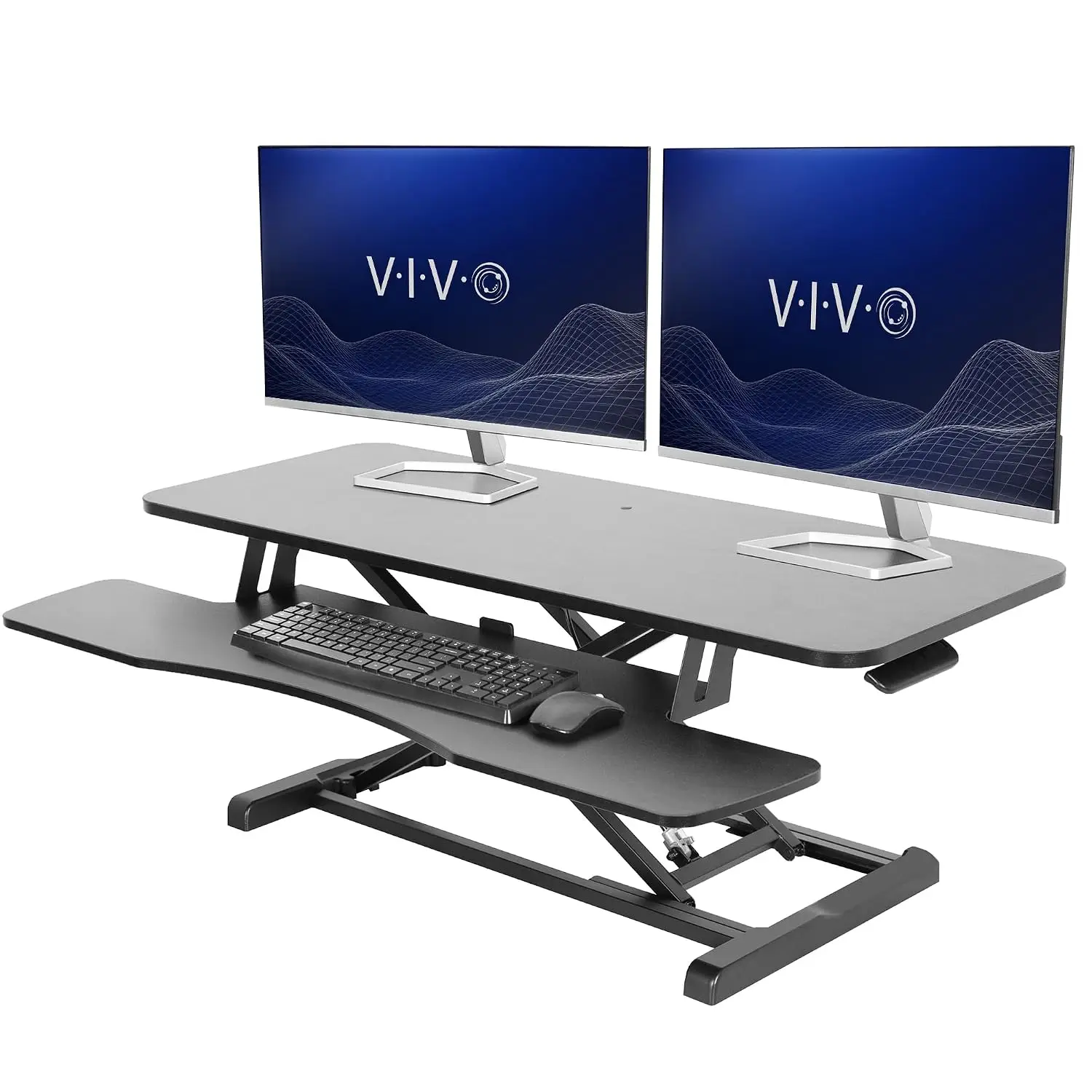Black 42 in Standing Desk Converter