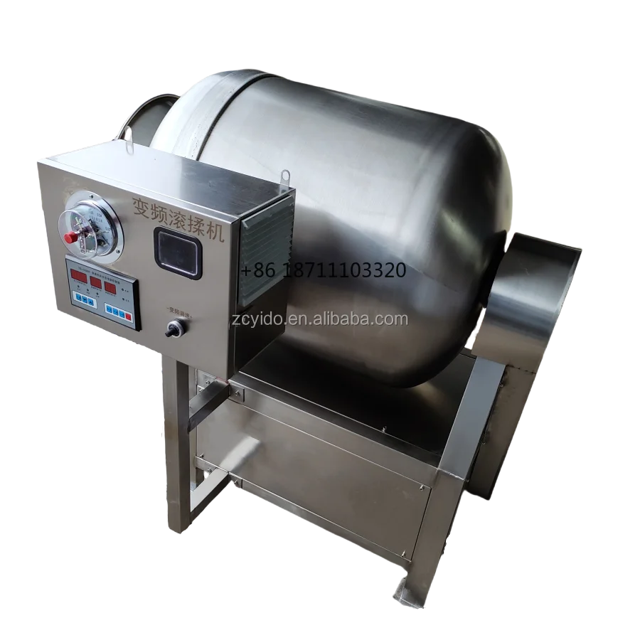 Automatic Meat Vacuum Tumbler Vacuum meat Roller Kneading Machine for Chicken Breast beef steak massage marinating