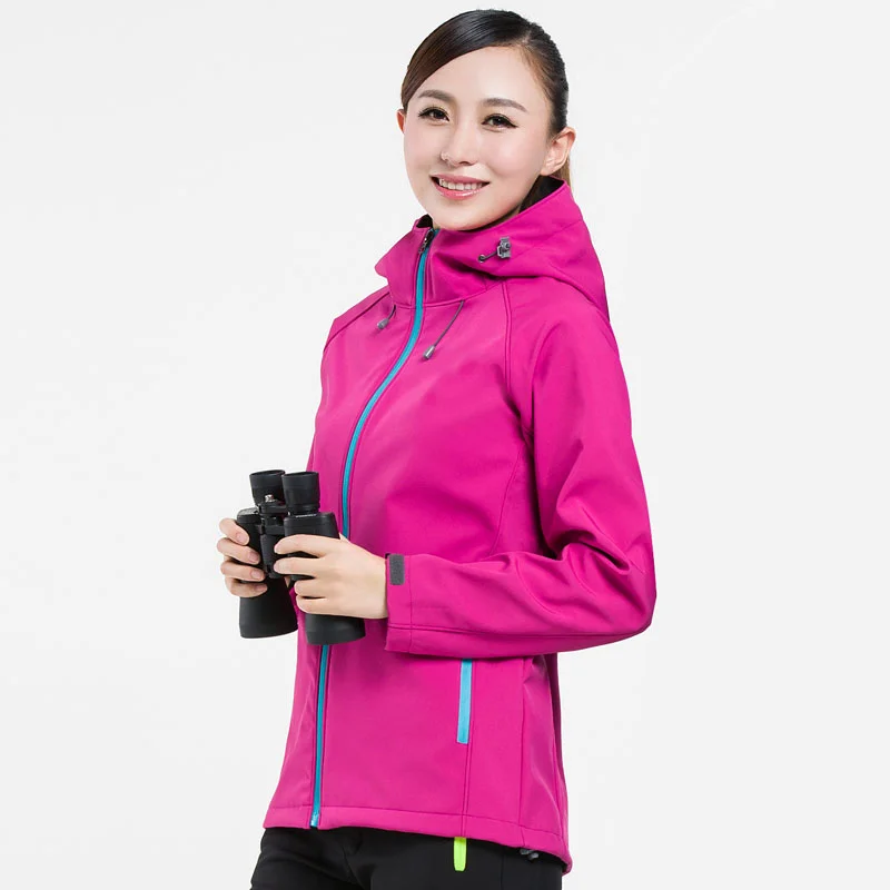 

Men Women Softshell Hiking Jackets Waterproof Camping Trekking Windbreaker Hooded Rain Coats Skiing Sport Jacket JM10