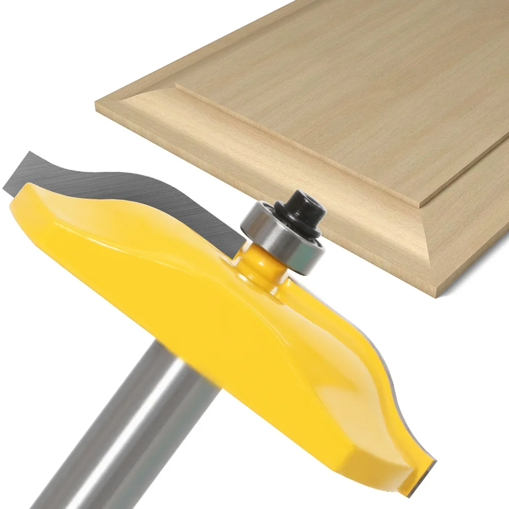 Shaping Router Bit Ogee Raised Woodworking Tools Durable 3Pcs Frame Tenon Cabinet Door 12mm 1/2