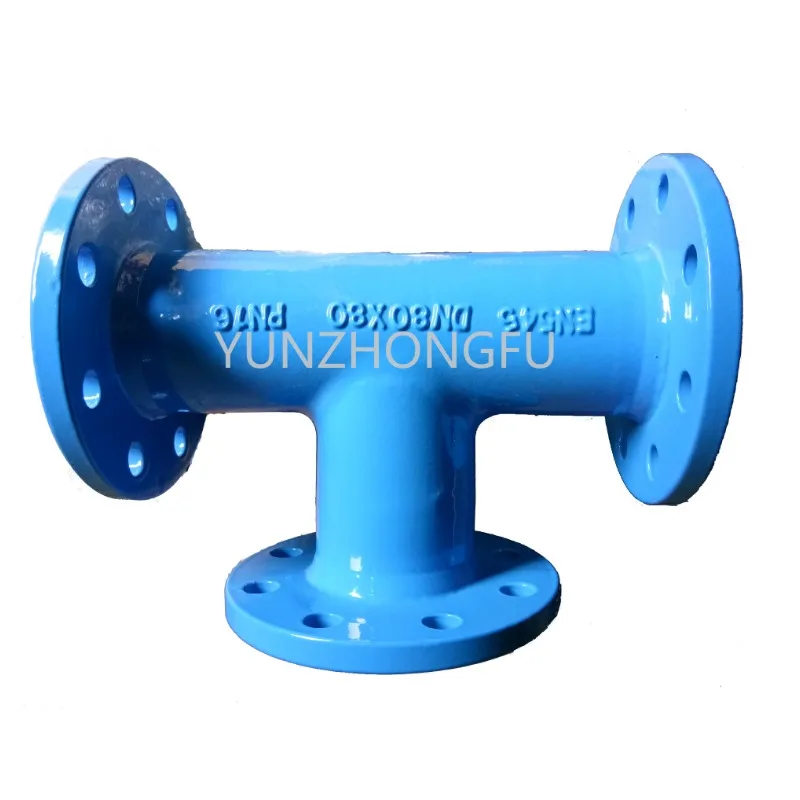 Hot sale ductile iron reducing tee