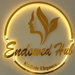 Custom Light up Acrylic Logo Sign, 3D Business LED Wall Logo for Beauty Salon