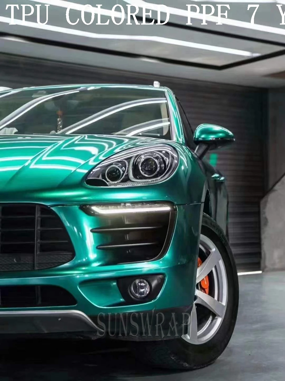 Authentic  Martin Racing Green Gloss TPU Color PPF Self-Healing Paint Protection Film, OEM Color Match, Luxury Finish 5x52ft