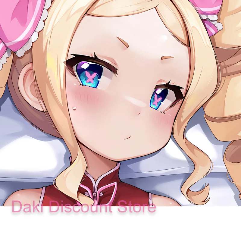 Dakimakura Anime Beatrice Re: Zero Double-sided Print 2WAY Life-size Pillowcase Gift Body Pillow Cover