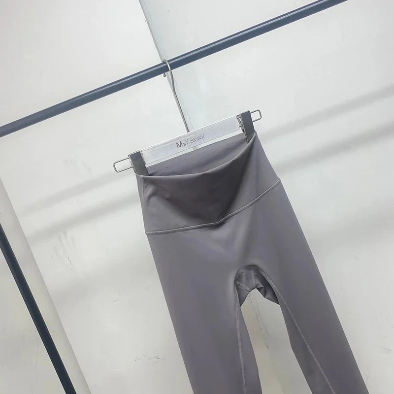 Spodnie do jogi dla niskich kobiet, damskie, z elastycznym pasem, zakryte stopy, odprowadzające pot, z rozcięciami, jednolite legginsy, modelujące, podnoszące pośladki, szerokie, oddychające, w stylu boho.