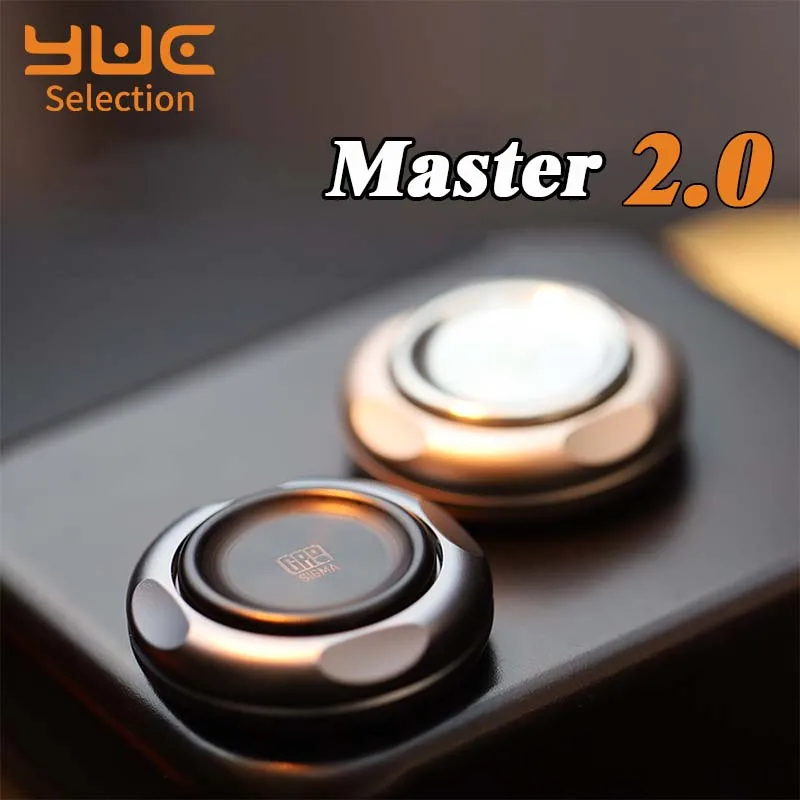 

YUC Magnetic Ratchet Haptic Coin Master 2.0 GAO Studio Stress Relief Toys Cool Things Metal Spinner Desk Toy Edc Gadgets Tops