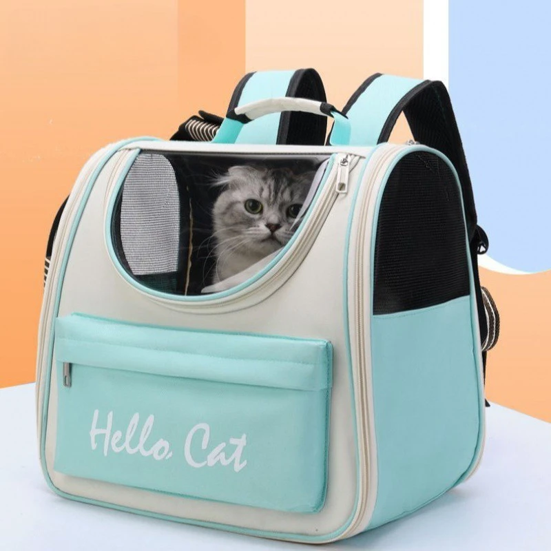 

Transparent Pet Cat Carrier Bag Outdoor Travel Backpack for Cats Small Dogs Foldable Breathable Cat Carrying Bag Pet Supplies
