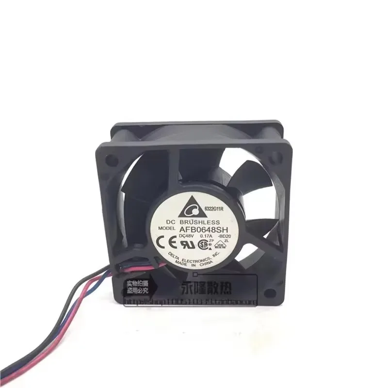 

Original 6CM 60 * 60 * 25MM 48V 0.17A AFB0648SH frequency converter server cooling fan